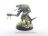 Classic Warhammer Fantasy Battles Lizardman Saurus 411 Warrior Plastic Painted