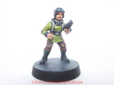 Science Fiction Miniature Stargrave Female Starship Engineer 426 Five Parsecs Painted 28mm