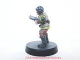 Science Fiction Miniature Stargrave Female Starship Engineer 426 Five Parsecs Painted 28mm