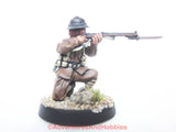 Miniature Cult Soldier 443 Trench Crusade Call of Cthulhu Painted Kitbash 28mm