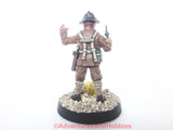 Miniature Cult Officer 445 Trench Crusade Call of Cthulhu Painted Kitbash 28mm