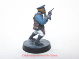 Miniature Steampunk Airship Officer 460 Stargrave Trench Crusade Plastic Kitbash Painted 28mm