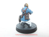 Miniature Steampunk Airship Crewman 462 Stargrave Trench Crusade Plastic Kitbash Painted 28mm