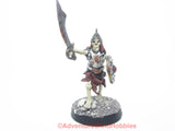 Fantasy Miniature Undead Skeleton Warrior 28mm 488 D&D Painted Plastic