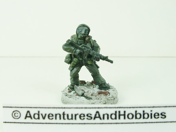 Miniature Post Apocalypse Survivor Soldier 418 Zombies Painted