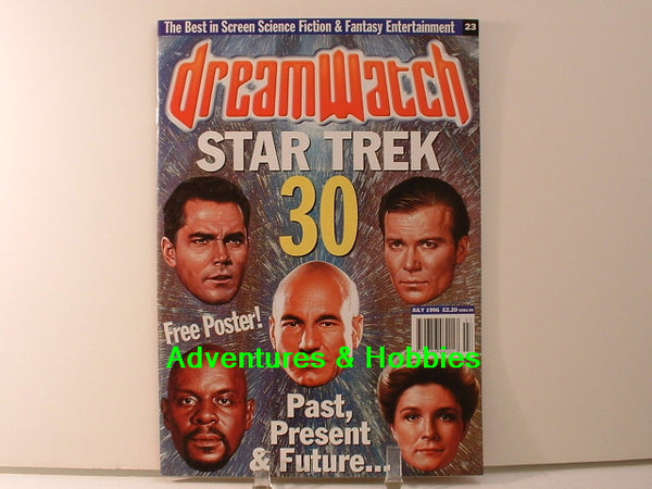 Dreamwatch 23 Star Trek 30 Years Special with Poster Magazine BD
