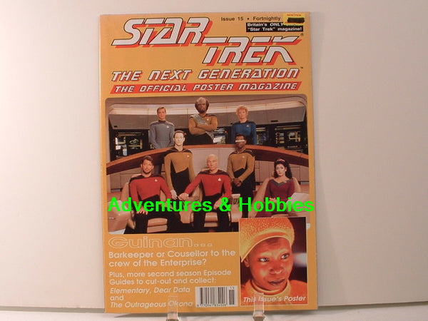 Star Trek TNG Official Poster Magazine #15 Guinan BD