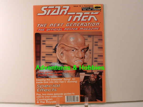 Star Trek TNG Official Poster Mag #19 Two Aliens BD