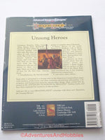 AD&D DragonLance Unsung Heroes Sealed Shrinkwrap TSR 9383 1992 DTj-D D&D