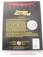 AD&D Jakandor Island of War with Map TSR 9511 1997 DTv-U