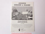AD&D Shrine of the Kuo-Toa D2 TSR 9020 3rd Printing 1979 Monochrome Cover Complete Cu-S