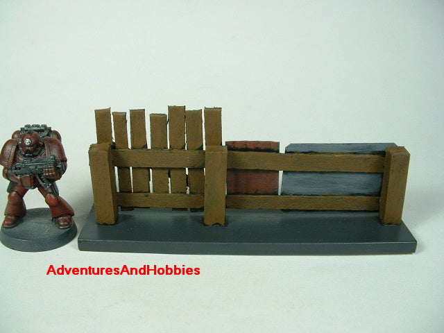 Miniature Wargame Terrain Barricade B111 Post Apocalypse Warhammer 40K –  Adventures And Hobbies