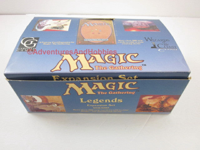 Magic the Gathering MTG Legends EMPTY Display Box English WoTC 1994 Wi Adventures And Hobbies Magic the Gathering MTG Legends EMPTY Display Box English WoTC 1994 Wi Adventures And Hobbies