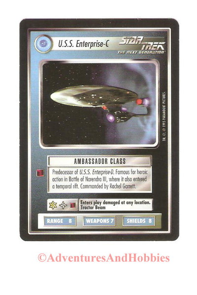 Star Trek:TNG CCG U.S.S. Enterprise-C 102 Alternate Universe Trading Card