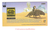 Star Wars Trilogy Special Edition Box Topper 3-D Topps Widevision Trading Card 1997