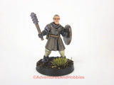 Fantasy D&D Miniature Cleric Monk Warrior 108 Plastic 28mm Painted Kitbash