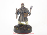 Fantasy D&D Miniature Cleric Monk Warrior 108 Plastic 28mm Painted Kitbash