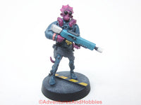 Miniature Stargrave Alien Warrior 303 for Stargrave and Five Parsecs Sci Fi Plastic Kitbash 28mm scale