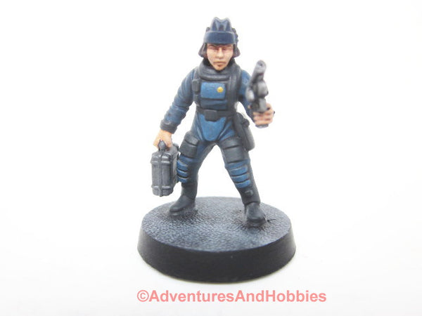 Science Fiction Miniature Female Star Marshal 307 Stargrave Five Parsecs Painted 28mm