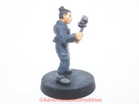 Science Fiction Miniature Female Starship Engineer Tech 311 Stargrave Five Parsecs Painted 28mm