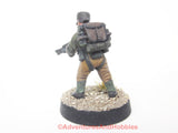 Post Apocalypse Miniature Zona Alfa Female Scavenger 320 Stargrave Five Parsecs Painted 28mm Kitbash