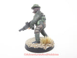 Post Apocalypse Miniature Zona Alfa Female Scavenger 324 Stargrave Five Parsecs Painted 28mm Kitbash