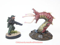 Horror Miniature Monster Hunting Worm 324 Call of Cthulhu Stargrave D&D 28mm Conversion
