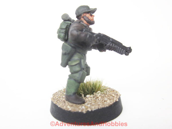 Post Apocalypse Miniature Zona Alfa Scavenger 327 Stargrave Five Parsecs Painted 28mm Kitbash