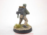 Post Apocalypse Miniature Zona Alfa Female Scavenger 408 Stargrave Five Parsecs Painted 28mm Kitbash