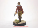 Call of Cthulhu Female Pilot Investigator With Revolver 410 Pulp Painted 28mm