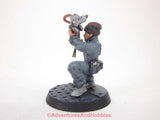 Science Fiction Miniature Stargrave Starship Engineer 413 Five Parsecs Kitbash Painted 28mm