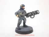 Science Fiction Miniature Stargrave Starship Security 422 Five Parsecs Kitbash Painted 28mm
