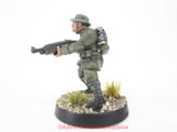 Post Apocalypse Miniature Zona Alfa Scavenger 438 Stargrave Five Parsecs Painted 28mm Kitbash