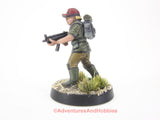 Post Apocalypse Miniature Zona Alfa Female Scavenger 439 Stargrave Five Parsecs Painted 28mm Kitbash