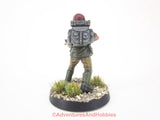 Post Apocalypse Miniature Zona Alfa Female Scavenger 439 Stargrave Five Parsecs Painted 28mm Kitbash