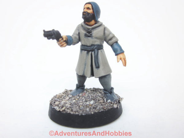 Science Fiction Miniature Armed Frontier Colonist 443 Stargrave Five Parsec 28mm Kitbash