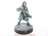 Science Fiction Miniature Armed Frontier Colonist 445 Stargrave Five Parsec 28mm Kitbash