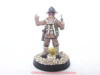 Miniature Cult Officer 445 Trench Crusade Call of Cthulhu Painted Kitbash 28mm