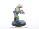 Science Fiction Miniature Stargrave Starship Security 453 Five Parsecs Kitbash Painted 28mm