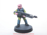 Science Fiction Miniature Stargrave Starship Security 453 Five Parsecs Kitbash Painted 28mm