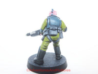 Science Fiction Miniature Stargrave Starship Security 453 Five Parsecs Kitbash Painted 28mm