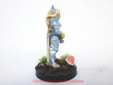 Fantasy Miniature Female Elf Warrior With 2-Handed Sword 455 Painted D&D 28mm Metal
