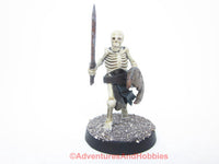 Fantasy Miniature Undead Skeleton Warrior 28mm 484 D&D Painted Plastic