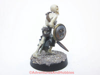 Fantasy Miniature Undead Skeleton Warrior 28mm 485 D&D Painted Plastic