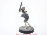 Fantasy Miniature Undead Skeleton Warrior 28mm 491 D&D Painted Plastic
