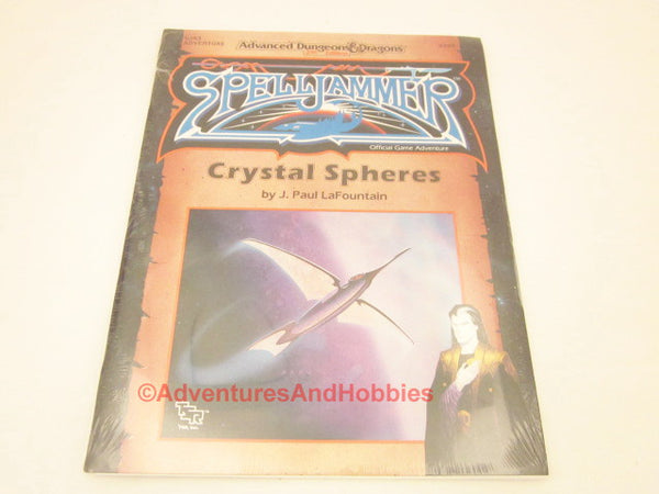 AD&D Spelljammer Crystal Spheres SJA3 TSR 9299 1990 GXi-D Sealed Shrinkwrap