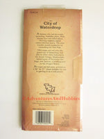 AD&D Forgotten Realms City of Waterdeep Trail Map TSR 9401 TM4 1989 Sealed GVf-S