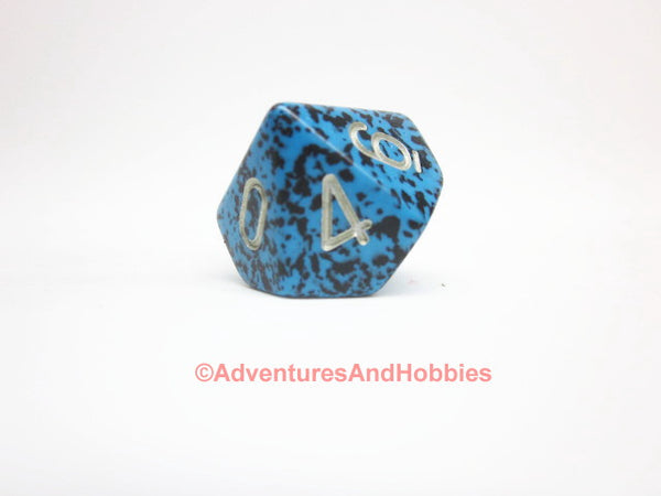 Chessex Speckled Barracuda Dice D10 OOP 2009 D&D RPG