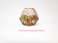 Chessex Speckled Explosion Dice D12 OOP 1990s D&D RPG