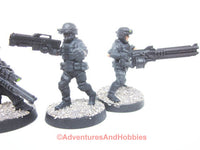 Call of Cthulhu Delta Green Cleaners Team of 5 Minis G102 Stargrave Five Parsecs 28mm Kitbash